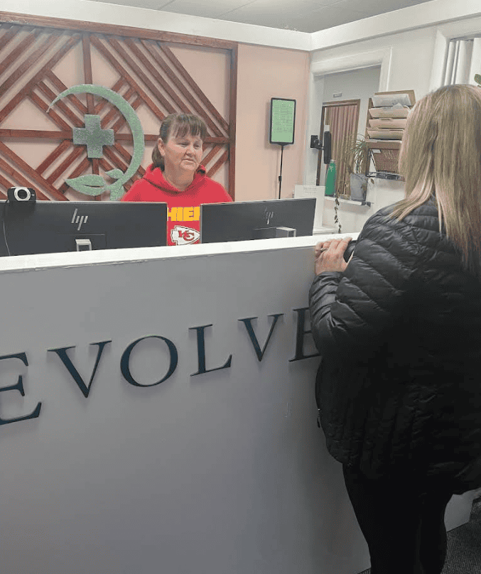 Evolve office front desk